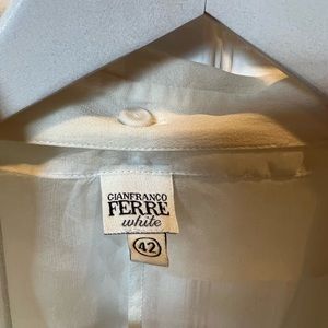 Gianfranco Ferre White vintage